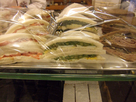 Tramezzini (sandwiches)